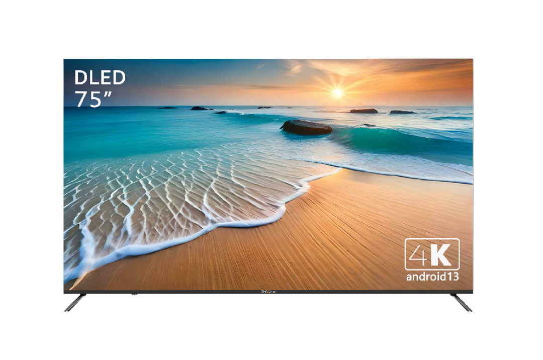 شاشة قياس 75"
Smart Android 13
بدقة  4K
تحتوي على رسيفر داخلي
السعر: 640$ 